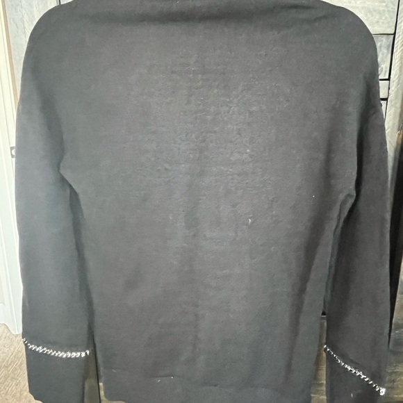 😻3for$15😻Black V-Neck SweaterNWOT XS-S - Picture 2 of 5